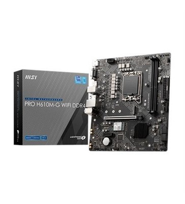 NEW MSI H610M-G DDR4 PROH610MGD4WIFI Gaming Desktop Motherboard - Intel H610
