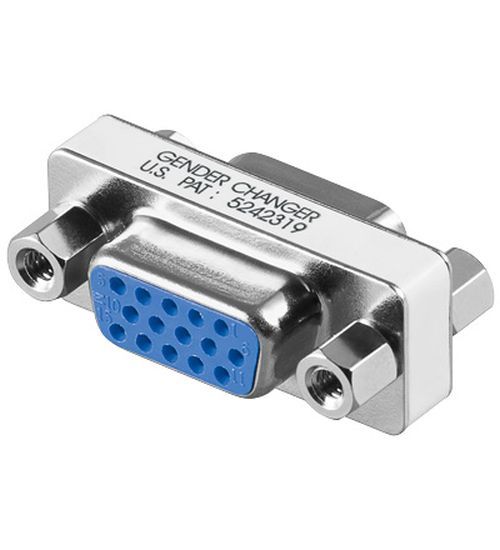 Gender Changer Adapter Kupplung D-Sub 15 Pol. Hd Buchse Auf 15 Pol. Hd Buchse