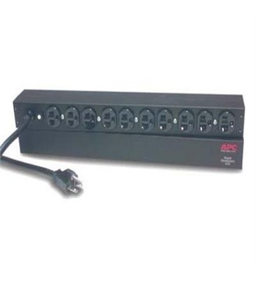 NEW APC AP9563 Basic Rack 2.4kVA PDU - 10 x NEMA 5-20R 1U 19'' Rack-mountable