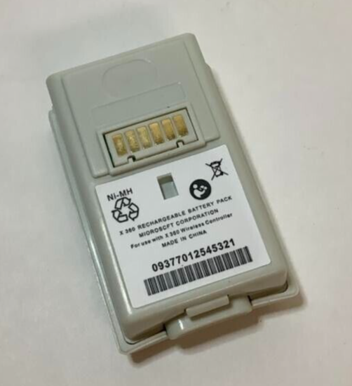 NEW Play & Charge Kit WHITE for XBOX 360 Game Hand Controller Battery+USB Cable