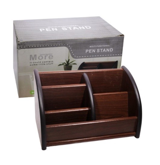 Porta Penne Fogli E Accessori In Legno Laminato Da Scrivania Casa Ufficio idea