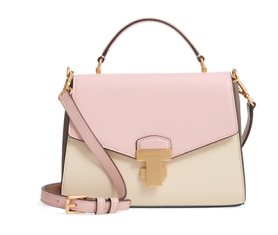 Tory Burch Small Juliette Colorblock Leather Satchel B1716 eBay