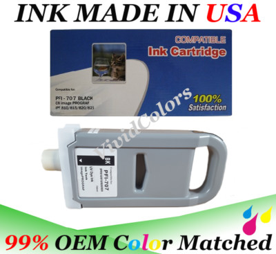 VC PFI707BK Compatible ink cartridge For Canon IPF830 Printer Model