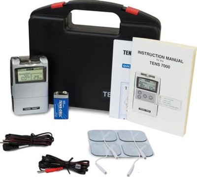 TENS 7000 Digital Unit with Accessories For Back Pain & Neck Pain