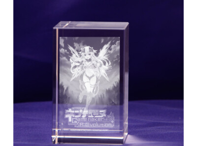 Neptunia Game Maker R:Evolution Adult Neptune 3D Crystal with LED Base set ebten