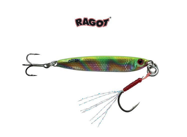 RAGOT METAL JIG 6 GR MICRO HERRING RG2421002 CHARTREUSE 4 CM SPINNING MARE LAGO