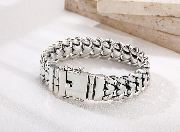 Pure S925 Sterling Silver 925 Versatile Bracelet Bangle