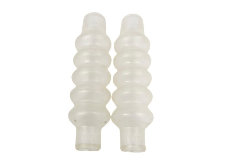 Lambretta gaiters for standard and BGM thin front shockers Clear pair MB