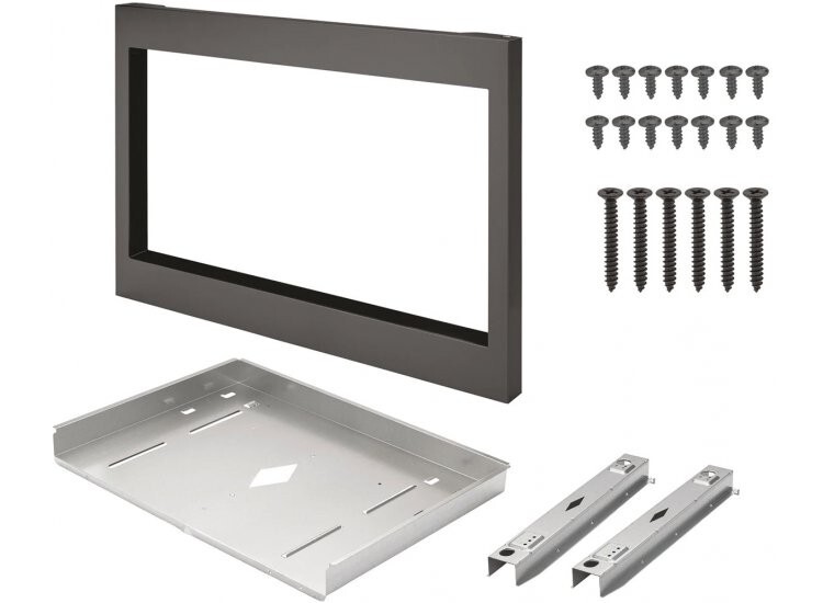 Frigidaire Gallery Built In 27” Microwave Trim Kit Black Stainless GMTK2768AD