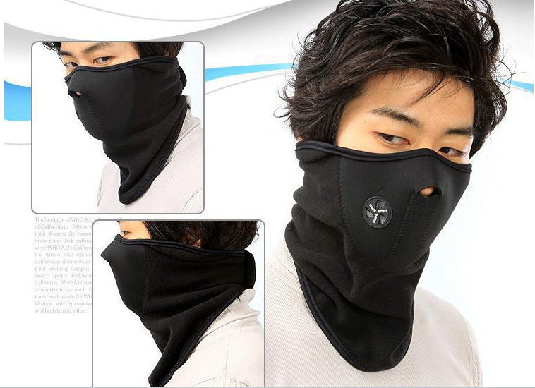 Winter Fleece Neck Warmer Gaiter Ski Half Face Mask Windproof Thermal Balaclava
