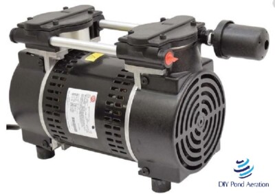 NEW 110/240v 3/4HP GAST Compressor 6.5 CFM Pond Pump Aeration w/ CORD 2yr WTY