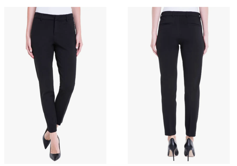 

Джинсы LIVERPOOL Черные вязаные брюки Kelsey с высокой талией и понте,  x 33 дюйма, Черный, KELSEY