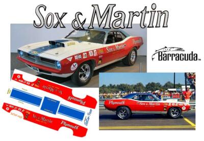 CD-MM_045-C   Ronnie Sox 1971 Plymouth Hemi Cuda Pro Stock DECALS