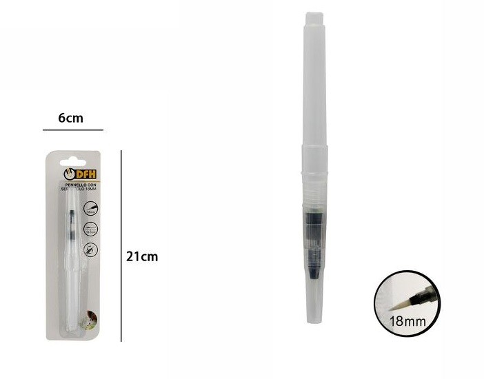 Pennello Con Serbatoio Punta 18mm Dipingere Pittura dfh