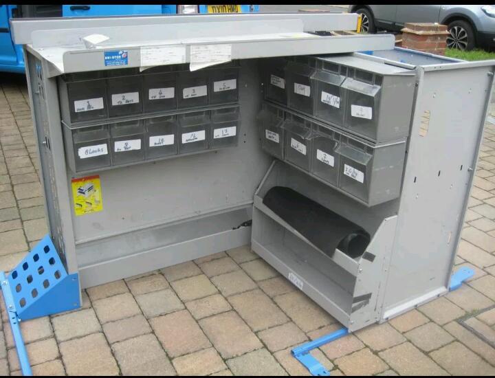 Ex british gas caddy van racking storage system in Coventry, West