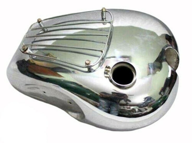 Petrol Gas Fuel Tank With Parcel Grid Fits Triumph 5T Speed Twin Post War  