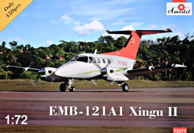 AMODEL 72371 Embraer EMB-121A1 Xingu II  Scale 1:72 - Plastic model kit aircraft