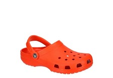 orange crocs womens size 8