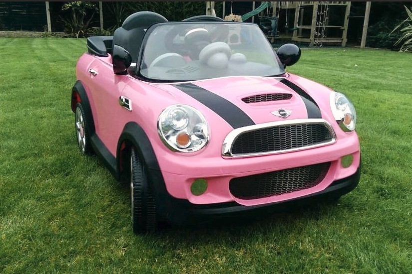 Mini cooper pink childs electric car in Plymouth, Devon Gumtree