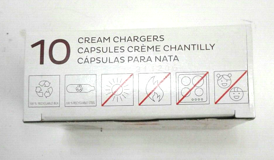iSi  10 Cream Professional Chargers Creme Chantilly Qty 10