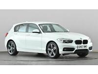 2017 BMW 1 Series 118i [1.5] Sport 5dr [Nav] Hatchback petrol Manual