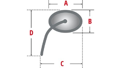 MOTORRAD NIELSEN Spiegel passend für Kawasaki Z/ZR 1000, rechts