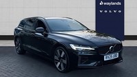 2025 Volvo V60 Plus, T6 AWD Plug-in hybrid, Electric/Petrol, Dark Estate Petrol 