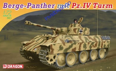 DRAGON 7508 1/72 Berge-Panther mit Pz.Kpfw.IV Turm