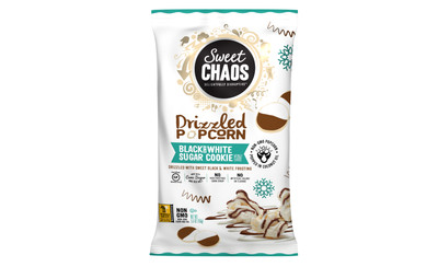 Sweet Chaos Drizzled *BLACK & WHITE SUGAR COOKIE Popcorn