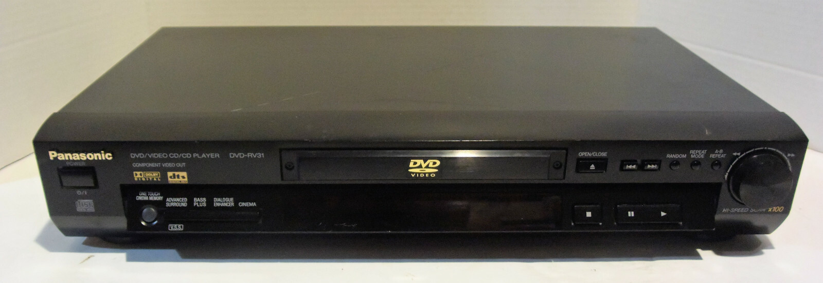 プレーヤー Panasonic DVD-RV31 Panasonic DVD-RV31 DVD Player - Tested & Working