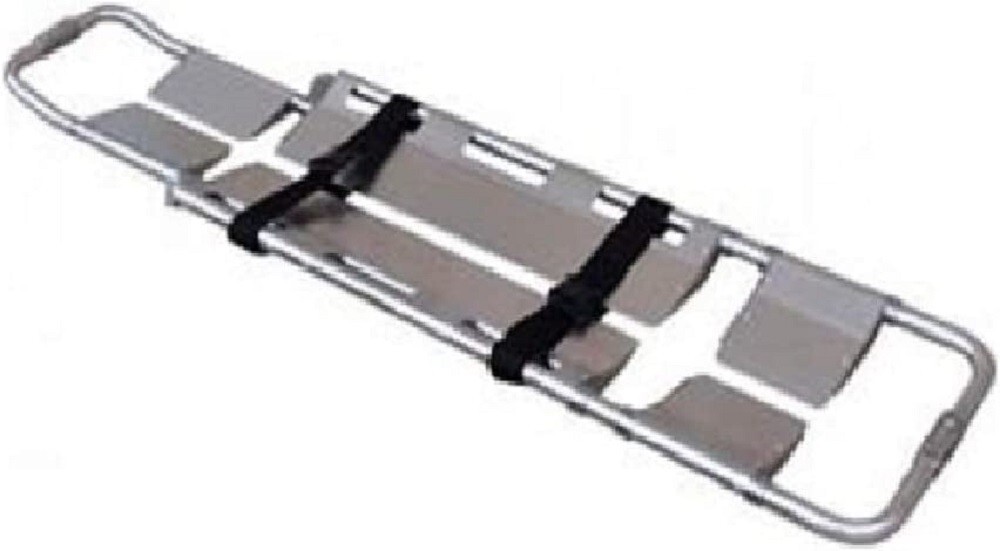 LINE2design Scoop Stretcher - EMS Medical Lightweight Aluminum Portable - Silver