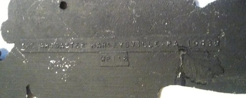 COLONIAL MAN - By  Artcasters. Harleyville  Pa. Mailbox Topper, Address 1 Sided