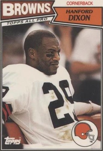 1987 Topps United Kingdom American Football Hanford Dixon #24