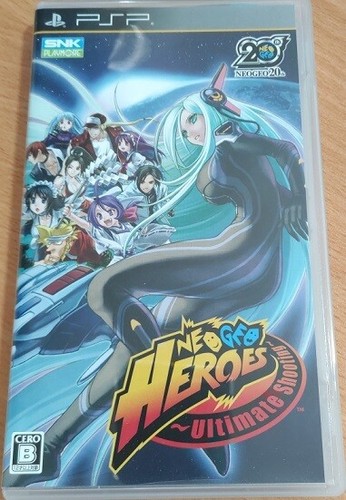 PSP Neo Geo Heroes Ultimate Shooting SNK PlayStation Portable JAPAN Used