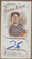 2014 Topps Allen & Ginter's - George Springer #AGA-GSP
