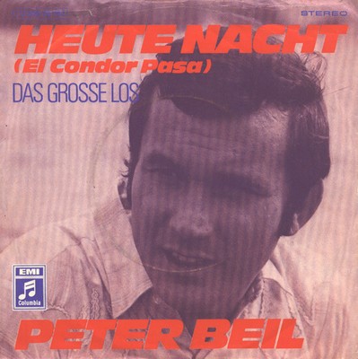 Peter Beil / Heute Nacht (El Condor Pasa) / Vinyl / Schlagersingles 70s/80s