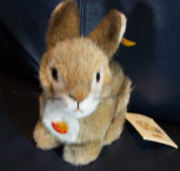 Steiff Plush Dormill Hare Ear,Chest & Leg Tags, #077708, Ex. Cond.