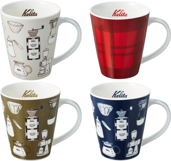 Karlita Coffee Original Mug 300cc Gray / Kalita Check