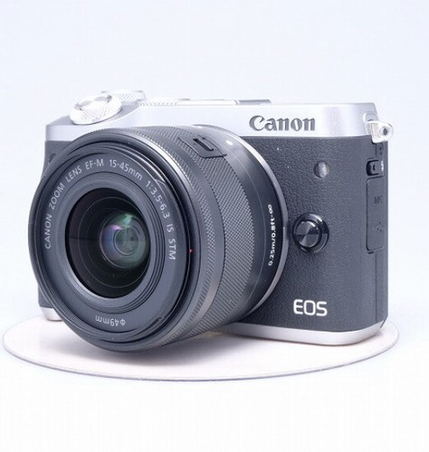 Canon EOS M6 15-45mmレンズキット Canon EOS M6 Digital Camera body 15-45mm STM lens kit Silver