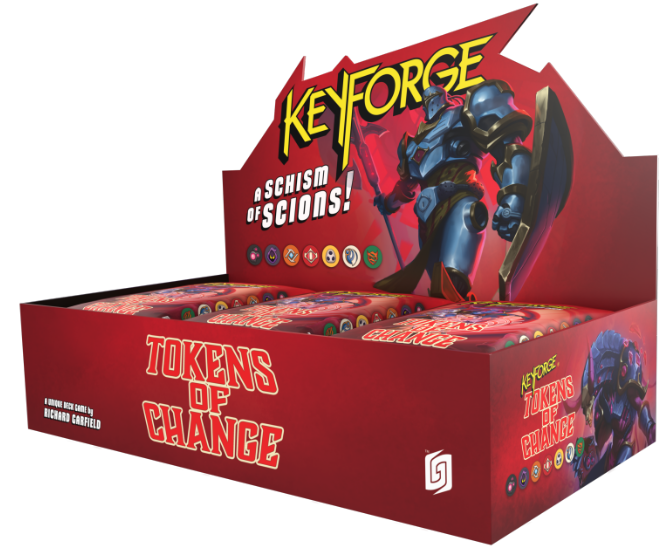 Жетоны сдачи Запечатанная коробка для демонстрации колоды Архонтов Keyforge ПРЕДПРОДАЖА 12/27