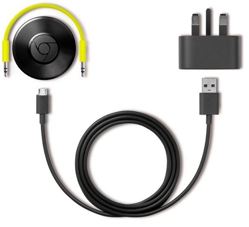 BRAND NEW Google Chromecast Audio-Media Streamer-Black