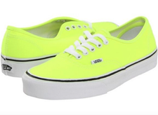 vans off the wall yellow shoes