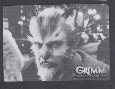 GRIMM SEASON 2 (Breygent 2015) METAL PRINTING PLATE Card #53 BLACK