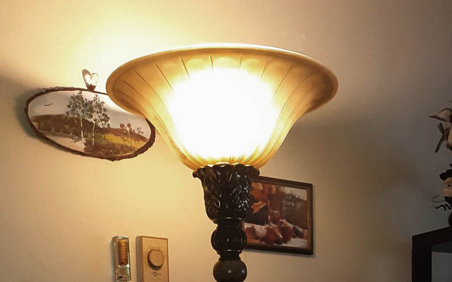 Hampton Bay Title 20 71.7 in. Dark Oil Rubbed Bronze Torchiere LED Lamp 736916686938 eBay