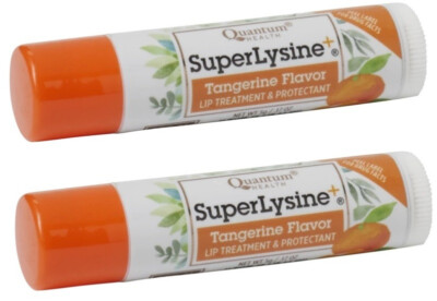 Super Lysine Plus + Lip Treatment Protectant Tangerine SPF 21  ( 2 Pack )