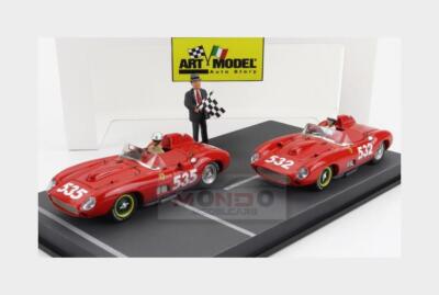 1:43 ART MODEL Ferrari Set 2X 315S Spider #535 #532 Mille
