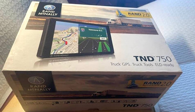 RAND MCNALLY TND750 LM TND-750  7'' TRUCK GPS NAVIGATION BUNDLE