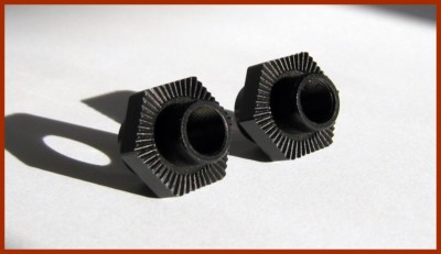 HUBDOCTOR MAVIC 8MM AND 9MM THREAD AXLE NUTS 6061 ALUM 2 PCS