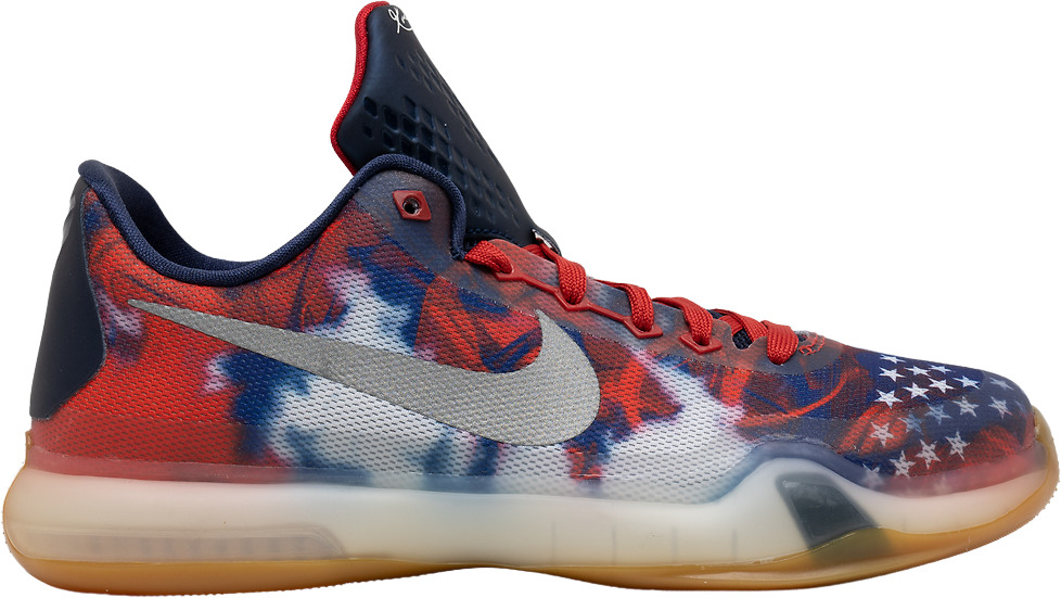 Size 7 (GS) - Nike Kobe 10 Low Indepedence Day for sale Size 7 (GS) - Nike Kobe 10 Low Indepedence Day for sale
