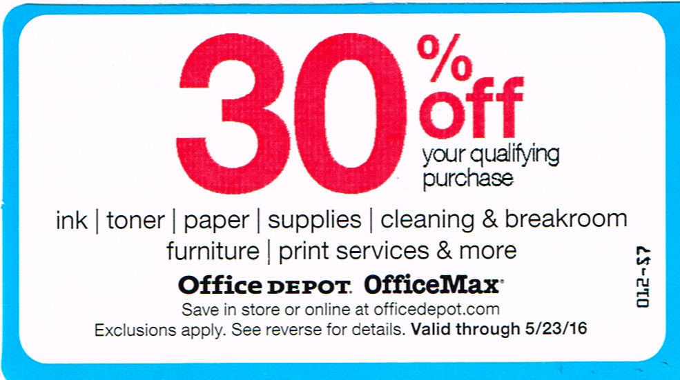 Office Depot Coupons For Sale Ebay